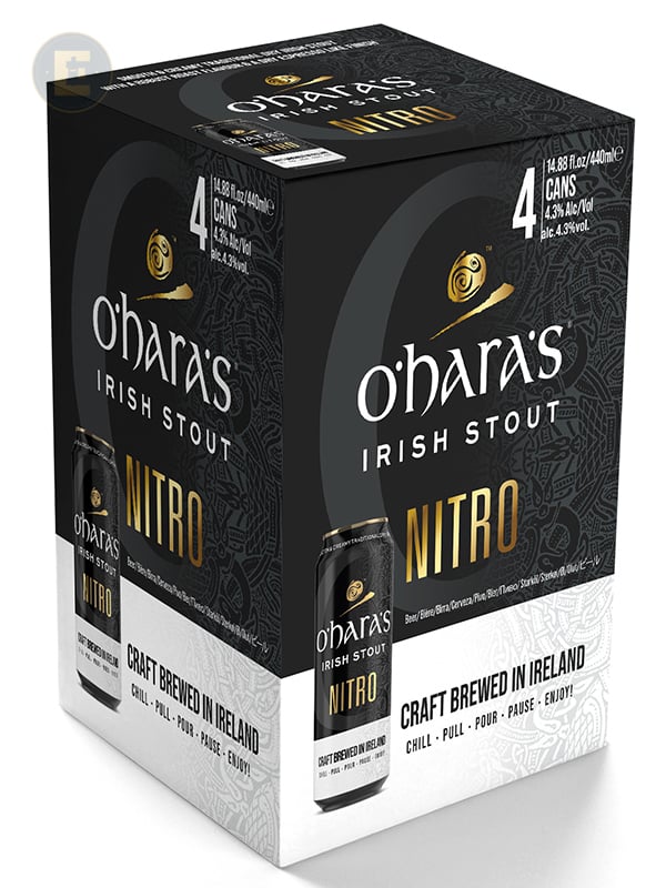 O'hara's Irish Stout Nitro 4Pk 4 X 440 Ml