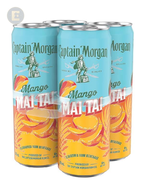 Captain Morgan Mango Mai Tai 4 X 355 Ml