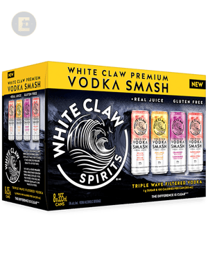 WHITE CLAW VODKA SMASH MIX 8PK          