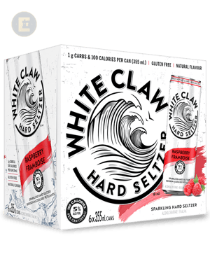 WHITE CLAW RASPBERRY 6 PACK             