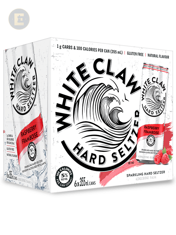 White Claw Raspberry 6 Pack 6 X 355 Ml