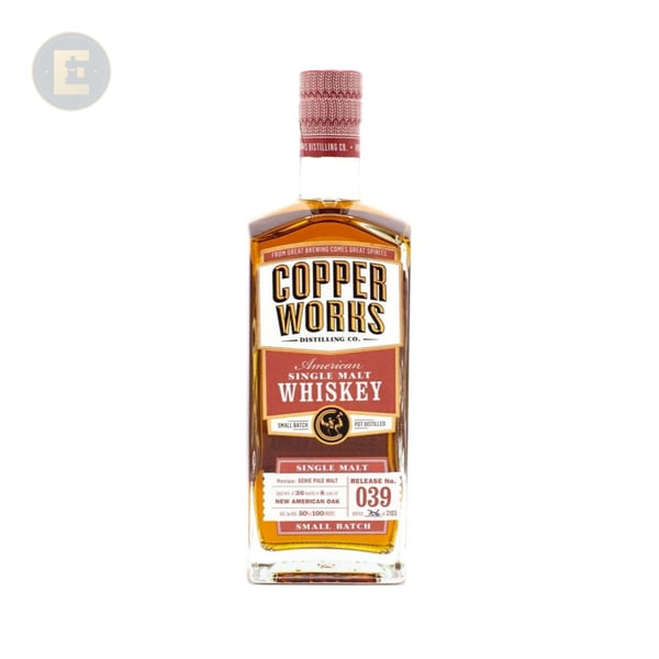 Copperworks Amer. Single Malt Whisky R39 750 Ml