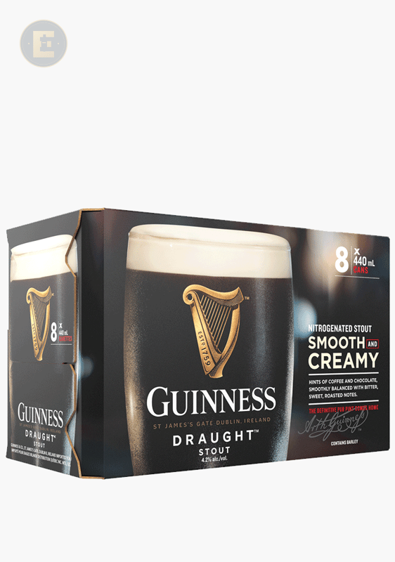 Guinness Draught (Cans) 8-Pack 8 X 440 Ml