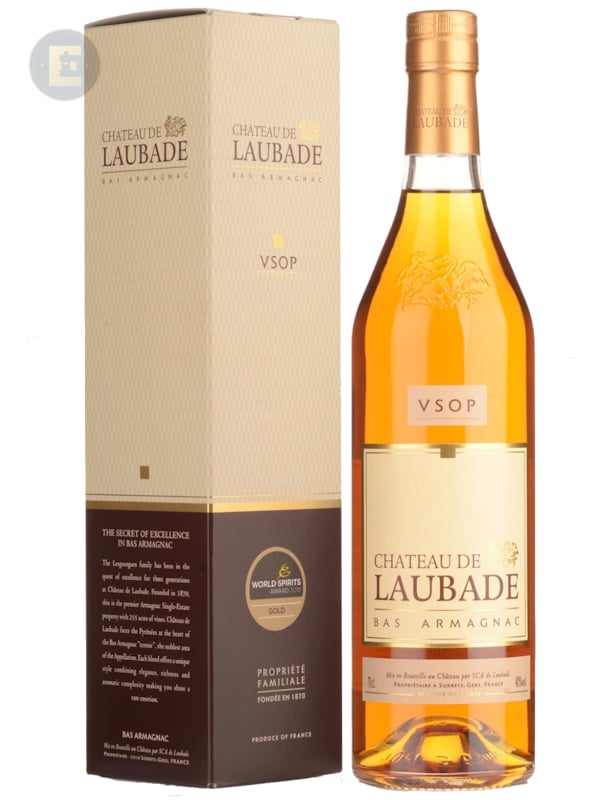 Chateau De Laubade Bas Armagnac Vsop 700 Ml