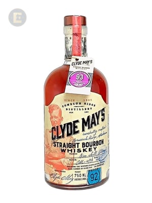 CLYDE MAY'S STRAIGHT BOURBON WHISKEY 92 
