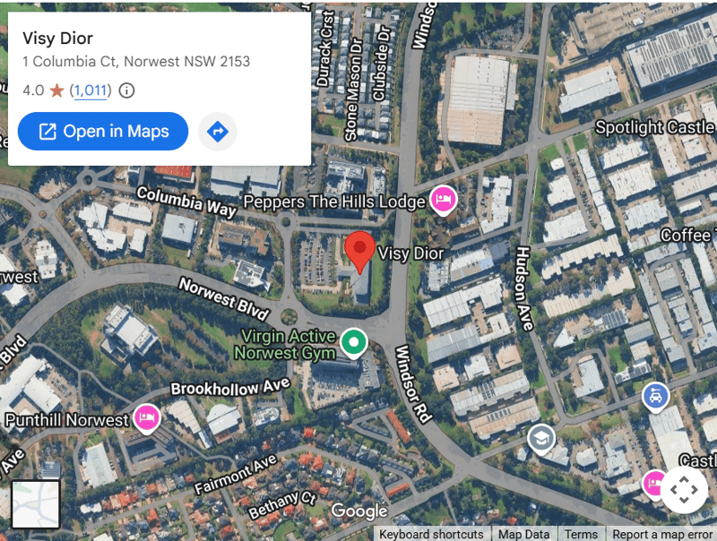 BNI Brilliance Map Location