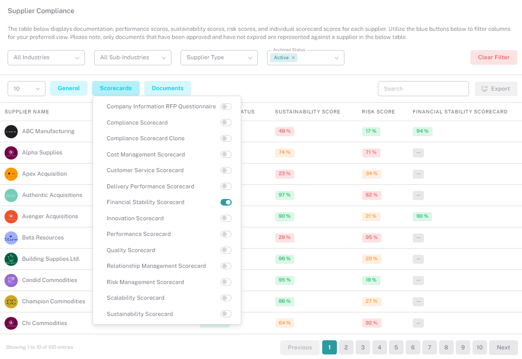 vendor compliance software