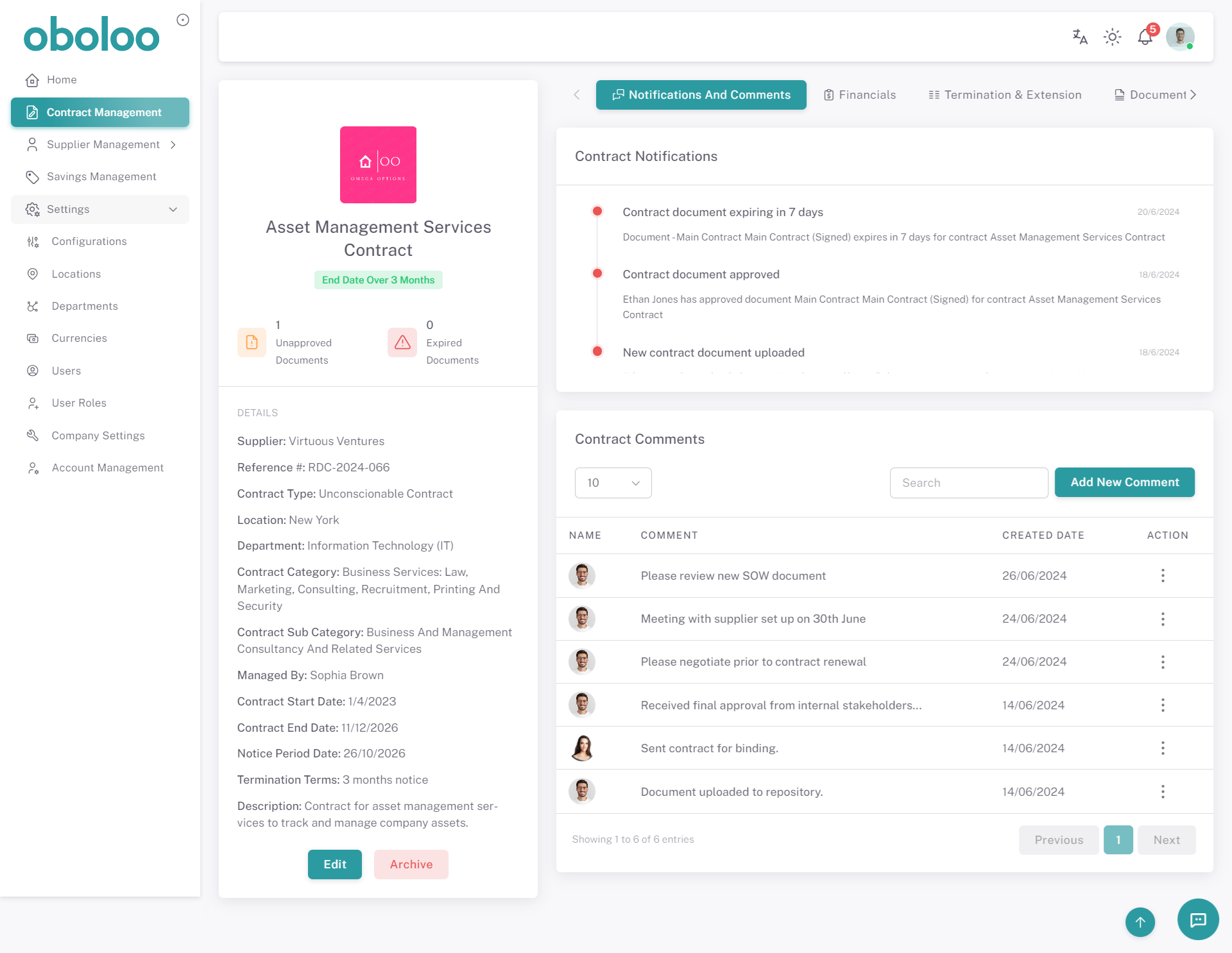 Contract Management Software