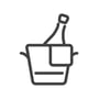 Travel Line Icons for Web and Mobile. Beach, Mountains and Hotel. Light version