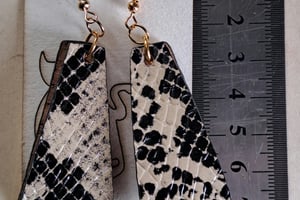 Boucle oreille cuir