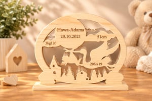 Plaque de naissance personnalisée