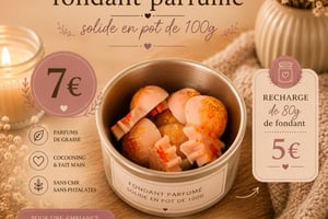 Recharge pot de fondant