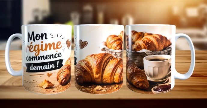 Mug humour, mon régime commence demain