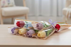 Fondant (bougie) tulipe BIO couleur et parfum au choix
