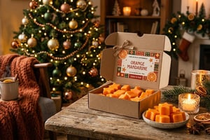 Fondants de cire mandarine