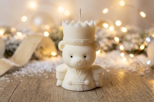 Bougie Ourson de Noël Bio parfumé