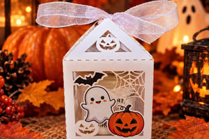 Boîte halloween fondant crémeux