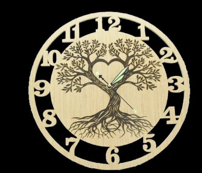 horloge arbre de vie