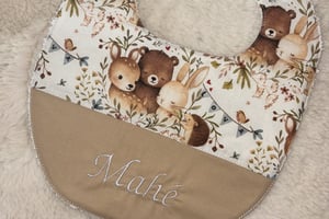 Bavoir 0/6 mois personnalisé