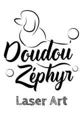 Doudou Zéphyr Laser Art