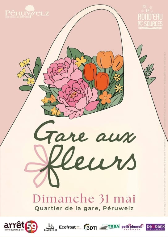 Gare aux fleurs