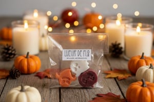 Sachet 3 fondants (bougies) Halloween Bio parfumés