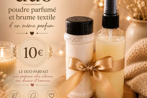 Duo brume textile + poudre aspirateur
