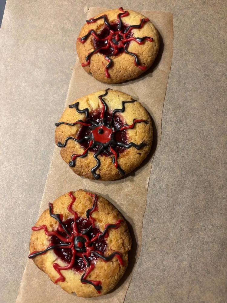 Sablés confitures d'halloween