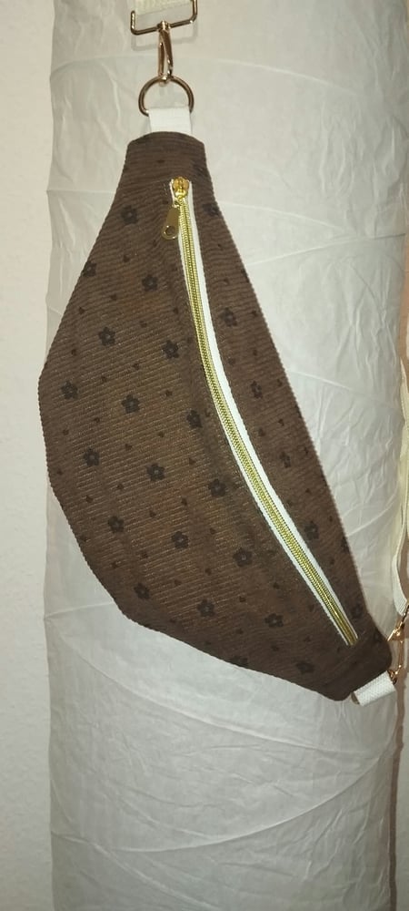 Sac banane en velours