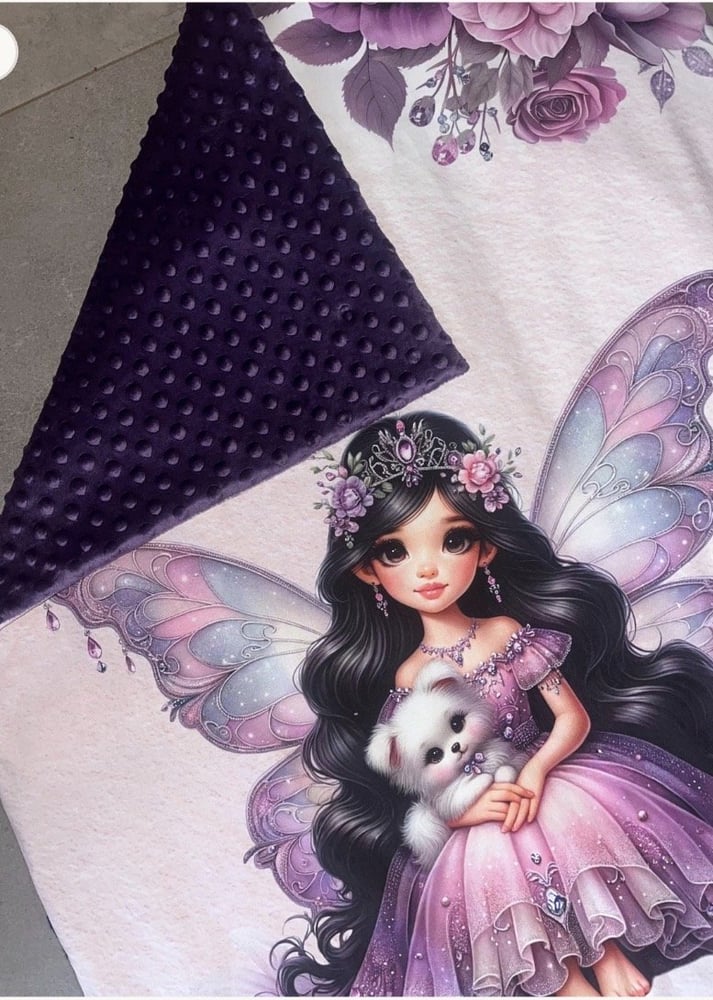 Couverture bébé fée