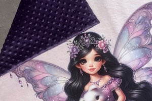 Couverture bébé fée