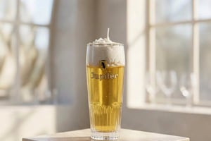 Bougie Bière Artisanale en Verre recyclé