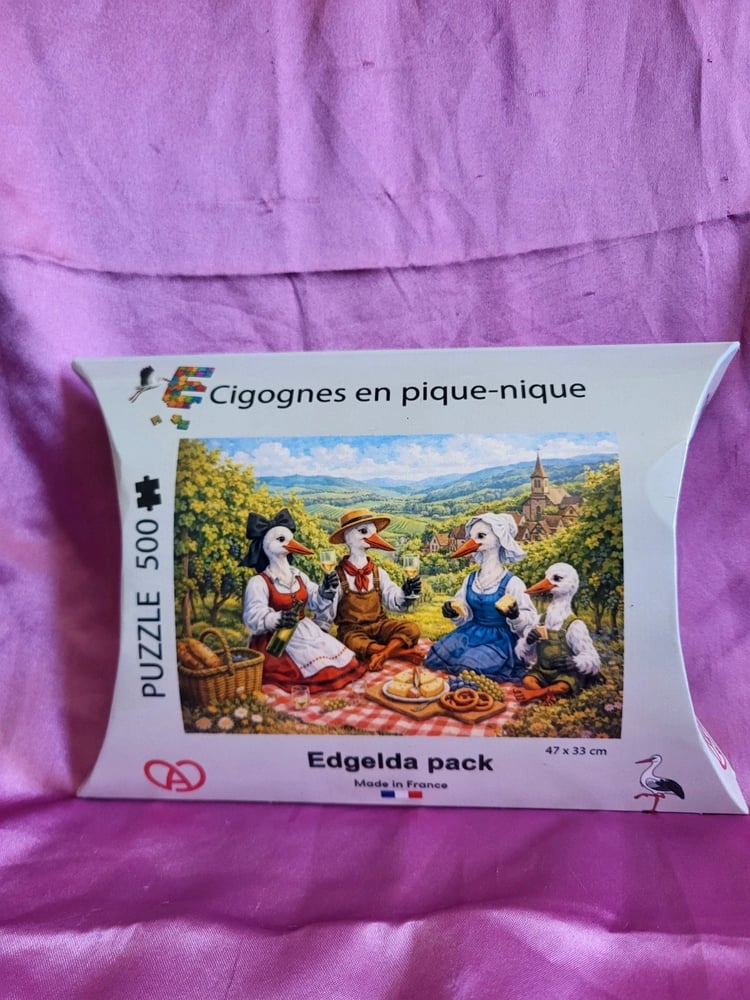 Puzzle 500Pcs - Cigognes en pique nique