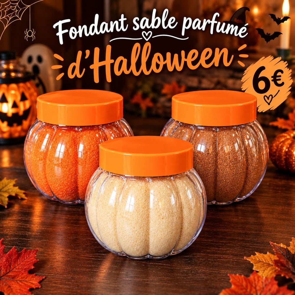 Citrouilles de sable à fondre parfumé