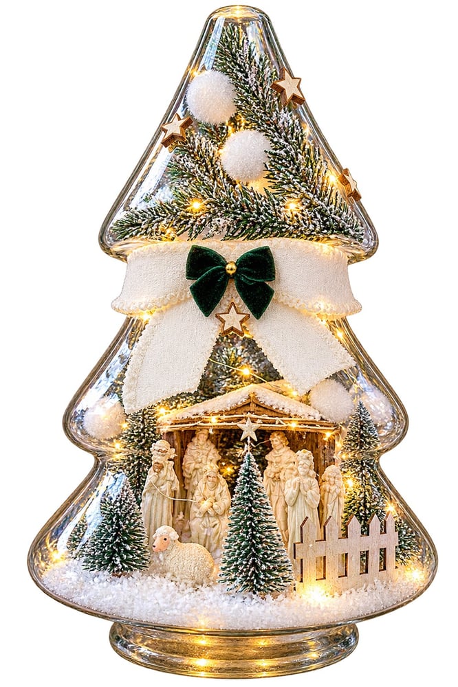 SAPIN "LA CRÈCHE"