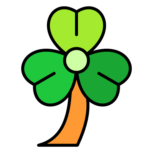 Free Shamrock icon Lineal Color style