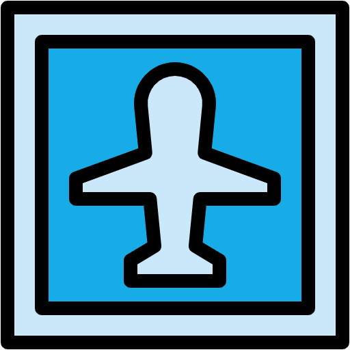 Free Airport icon Lineal Color style