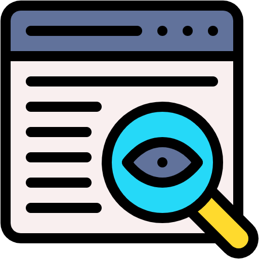 Free Audit icon Lineal Color style
