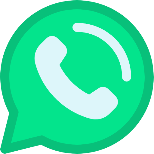 Free Whatsapp icon flat style