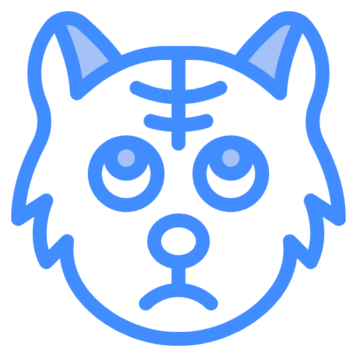 Free sad icon Two Color style