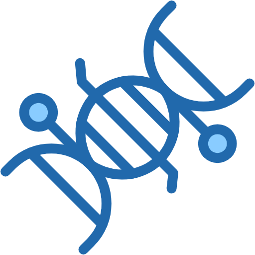 Free Genetic icon two-color style
