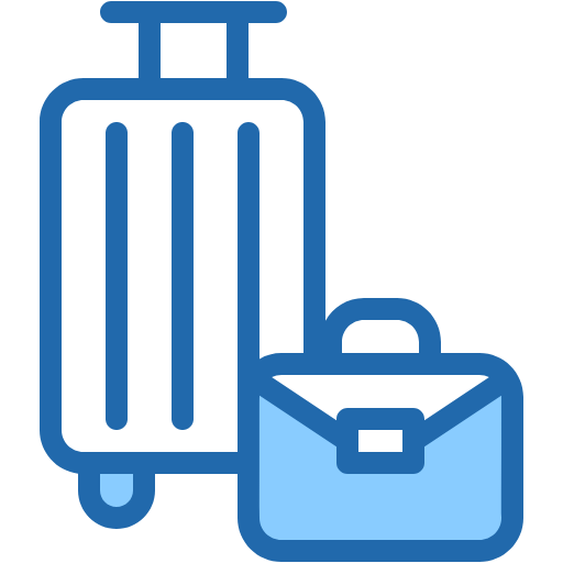 Free Baggage icon Two Color style