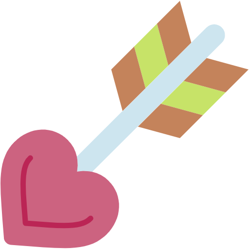 Free Archery icon Flat style - Love pack