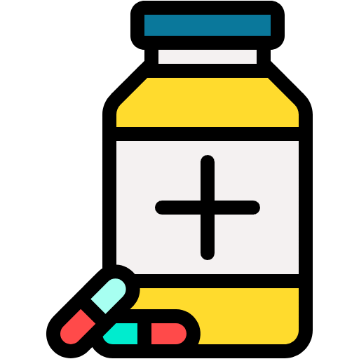 Free Medicine icon lineal-color style