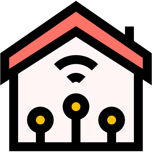 Free smart home icon lineal-color style