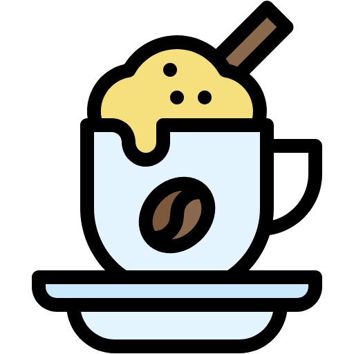 Free Cappuccino icon Lineal Color style