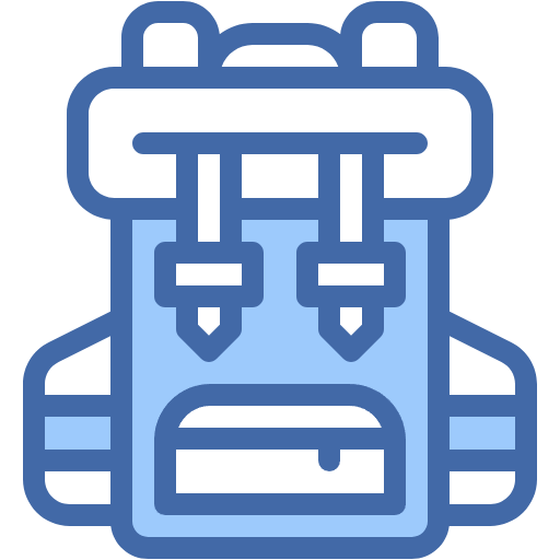 Free Backpack icon Two Color style