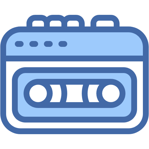 Free Walkman icon Two Color style - Nineties pack