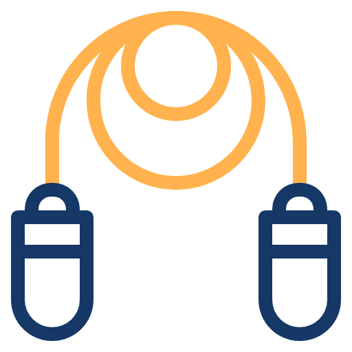 Free Skipping Rope icon two-color style