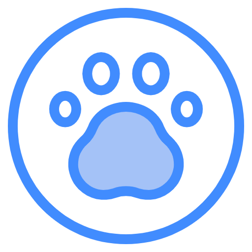 Free Paw icon Two Color style - Cat pack